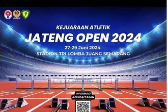 Kejuaraan atletik Jateng berlangsung di Semarang. (FOTO: IG @pengprov_pasijateng).