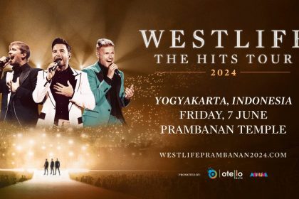 Konser Westlife dan Christian Bautista akan digelar di kawasan Candi Prambanan, Yogyakarta pada Jumat, 7 Juni 2024. (FOTO: IG otelloasia).