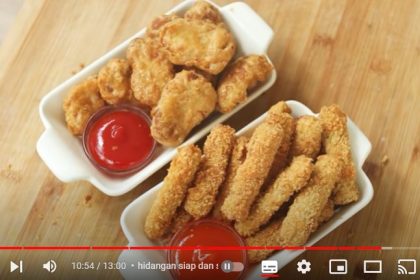 Cara membuat Chicken Nugget ala McDonald's dari Chef Devina Hermawan. (FOTO: Tangkapan layar Youtube Devina Hermawan/Yenny Hardiyanti).