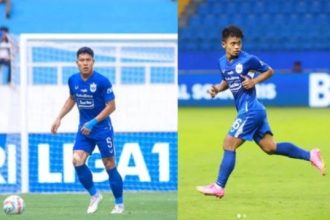 Dua pemain PSIS Semarang, Wahyu Prasetyo dan Fredyan Wahyu. (FOTO: IG @prast_wahyu dan @fredyanwahyusugiyantoro)