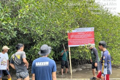 KLHK menindak pelaku usaha tambak udang karena merusak kawasan Taman Nasional Karimunjawa. (FOTO: menlhk)