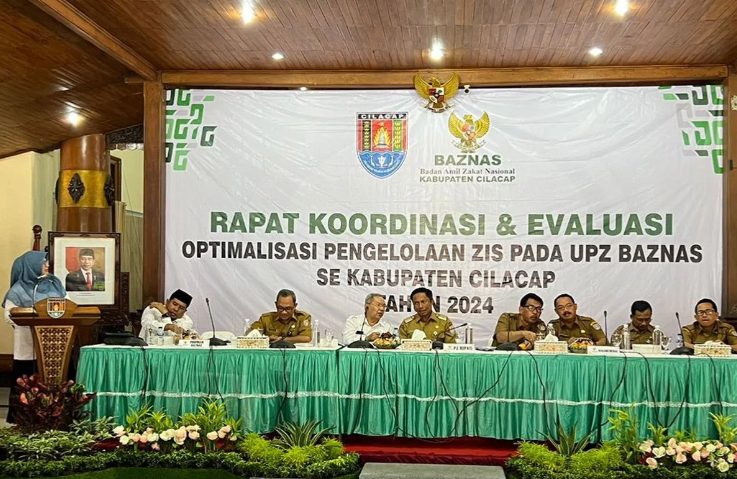 Evaluasi UPZ Baznas Kabupaten Cilacap Tahun 2024 yang digelar di Pendopo Wijayakusuma Cakti pada Senin, 29 Juli 2024. (FOTO: BPJS Ketenagakerjaan)