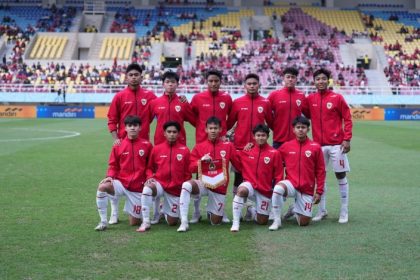 Timnas Indoneia U-16 menduduki peringkat ke-3 usai menundukkan Vietnam 5-0 di Stadion Manahan, Solo, Rabu, 3 Juli 2024. (FOTO: PSSI)