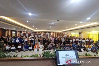 Penutupan Inkubasi Bisnis Berbasis Kompetisi bagi Pelaku Ekraf di Kawasan Pariwisata Borobudur, di Kampus Unimus, Minggu (28/7). (FOTO: Antara)