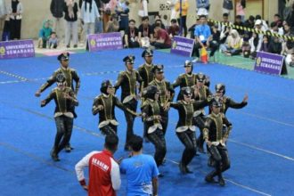 Unit Kegiatan Mahasiswa (UKM) Paskibra Universitas Semarang (USM) sukses menggelar Lomba Gerakan Aksi Paskibra (GAP) VIII 2024 pada 28 Juli 2024. (FOTO: Dok. USM)