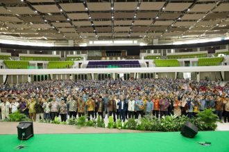 Pelepasan mahasiswa KKNMAs di Edutorium KH Ahmad Dahlan UMS, Kamis (01/08/2024). (FOTO: Ist).